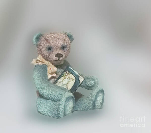 Bear Poster featuring the photograph Cupcake Figurine by Linda Phelps