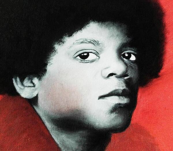 Michael Jackson Poster featuring the painting Empassioned by Cassy Allsworth