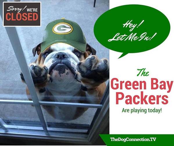 Green Bay Packers Poster featuring the digital art Green Bay Packers by Kathy Tarochione
