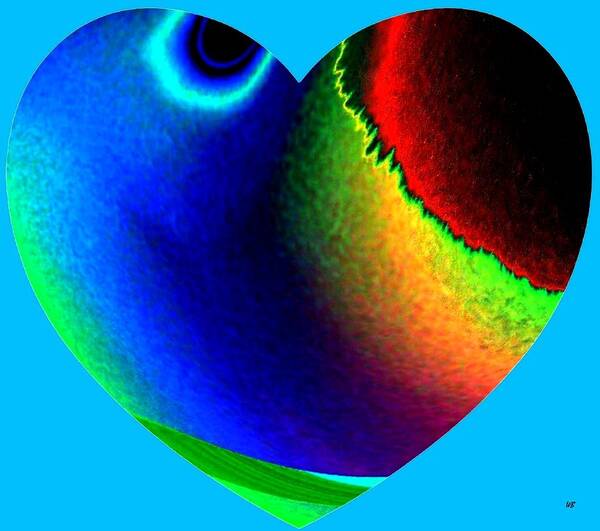 Heart Poster featuring the digital art Heartline 2 by Will Borden