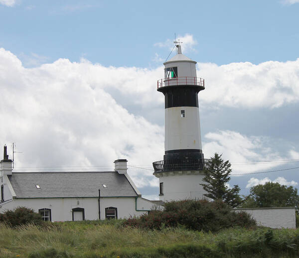Lighthouse Poster featuring the photograph Inishowen Lighthouse by John Moyer