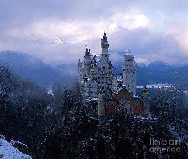  Castle Photographs Poster featuring the photograph Neuschwanstein by Don Ellis