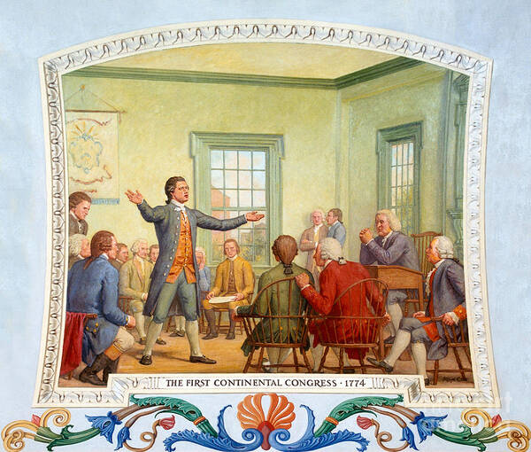 Government Poster featuring the photograph Patrick Henry, First Continental by Science Source
