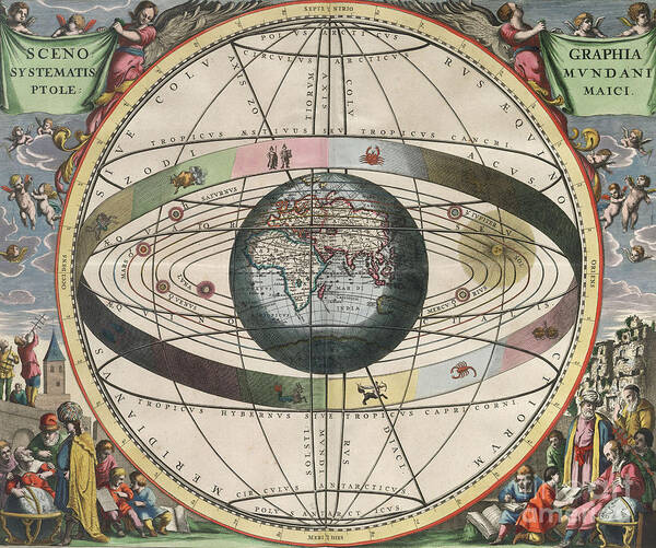 Science Poster featuring the photograph The Universe Of Ptolemy Harmonia by Science Source