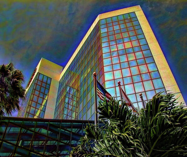 Architecture Poster featuring the photograph Wells Fargo Building Sarasota by Richard Goldman