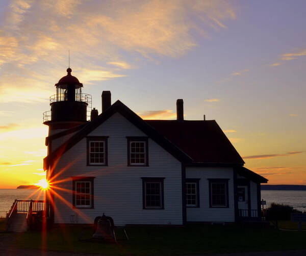 Lighthouse Poster featuring the photograph West Quoddy Head Light by Colleen Phaedra