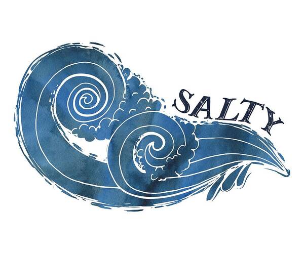 Salty Poster featuring the photograph Salty by Heather Applegate