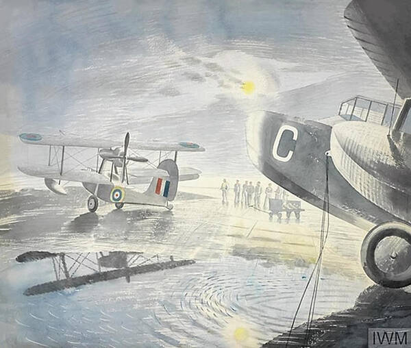 Eric Ravilious Poster featuring the drawing Morning on the Tarmac #1 by Eric Ravilious