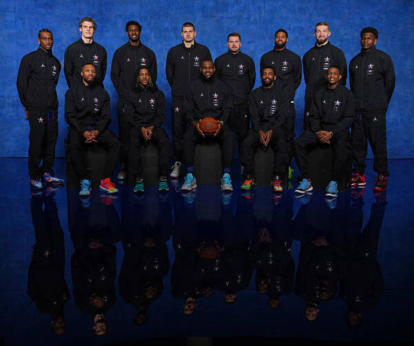 The Western Conference All Stars Poster featuring the photograph 2023 NBA All-Star - NBA All-Star Game by Jesse D. Garrabrant