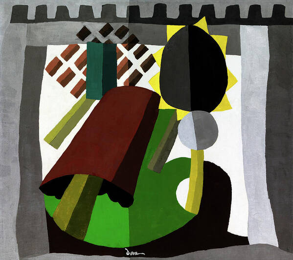 Abstract Poster featuring the painting The Inn #5 by Arthur Dove