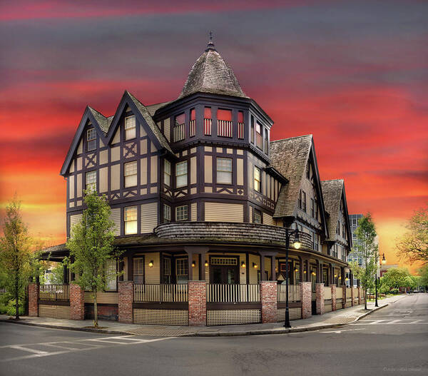 Kingston Poster featuring the photograph City - Kingston, NY - The Kirkland Hotel by Mike Savad