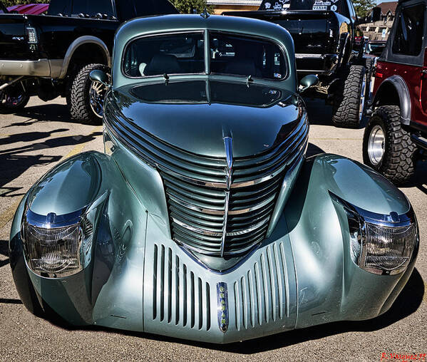 Automobile Poster featuring the photograph Graham 1939 Series 97 Supercharged Shark Nose Sedan #1 by Rene Vasquez