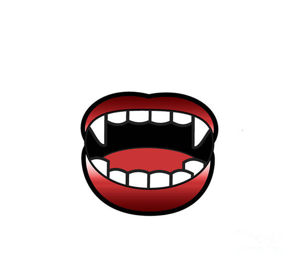 Scary Face Vector, Sticker Clipart Horror Cartoon Skull With Big Fang Mouth  And Teeth, Sticker, Clipart PNG and Vector with Transparent Background for  Free Download