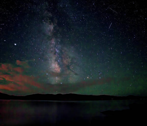 Milky Way Poster featuring the photograph Milky Way Over South Park by Bob Falcone