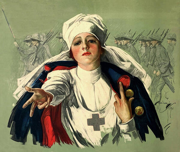 Nurse Poster featuring the digital art Nurse Needed Helping Hand by Long Shot