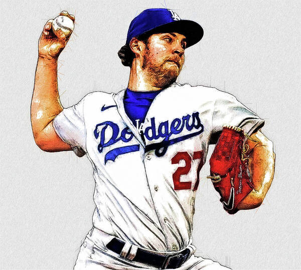 Trevor Bauer - RH Starting P - Los Angeles Dodgers Poster