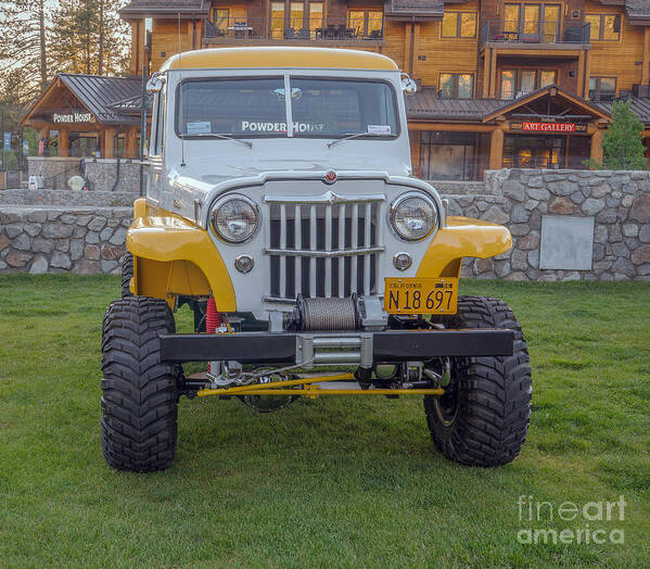 Willys Poster featuring the photograph Willys 4X4 truck by PROMedias US