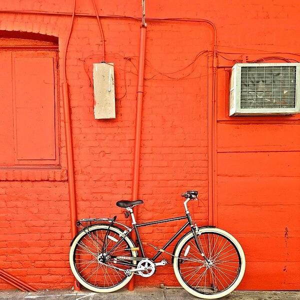 Windowsbegone Poster featuring the photograph Bike #1 by Julie Gebhardt