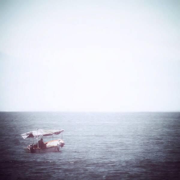 Ocean Poster featuring the photograph El Pescador Solitario #2 by Natasha Marco