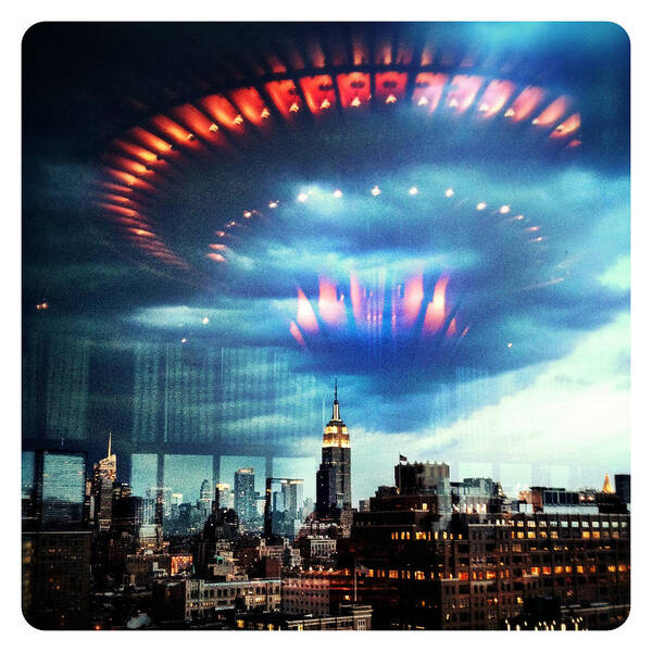 Standard Hotel Poster featuring the photograph Flying Saucer #1 by Natasha Marco