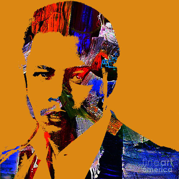 Terrence Howard Poster featuring the mixed media Terrence Howard Collection #1 by Marvin Blaine