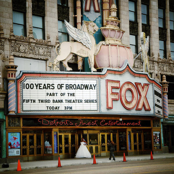 Architecture Poster featuring the photograph The Fox Theatre #2 by Natasha Marco