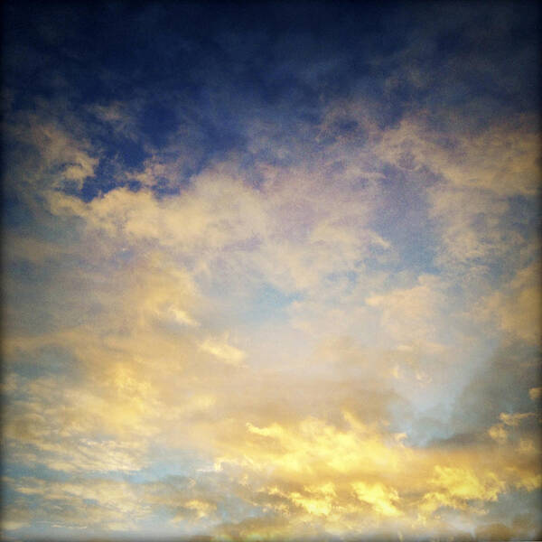 Sunlit Poster featuring the photograph Sunset sky #10 by Les Cunliffe