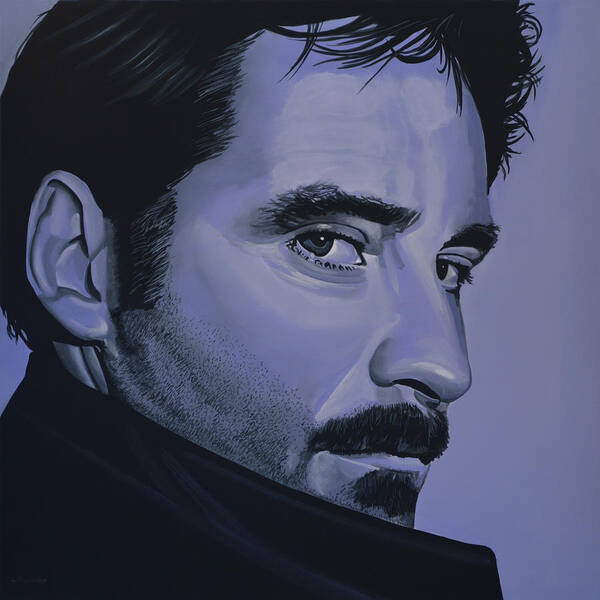 Kevin Kline Poster featuring the painting Kevin Kline by Paul Meijering