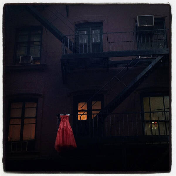 Nyc Poster featuring the photograph The Red Gown by Natasha Marco