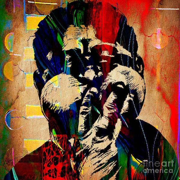 Dizzy Gillespie Poster featuring the mixed media Dizzy Gillespie Collection #5 by Marvin Blaine