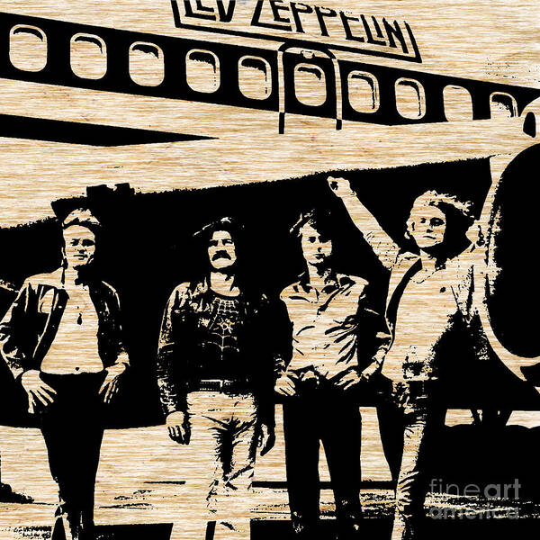 Ongebruikt Led Zeppelin Poster by Marvin Blaine TL-23
