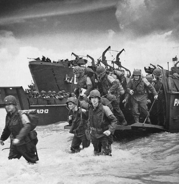 1944 Poster featuring the photograph World War II: D-day, 1944 #8 by Granger