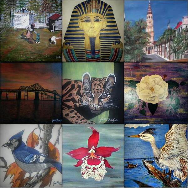 Animal Poster featuring the painting A Collection That Pops POP by Joetta Beauford