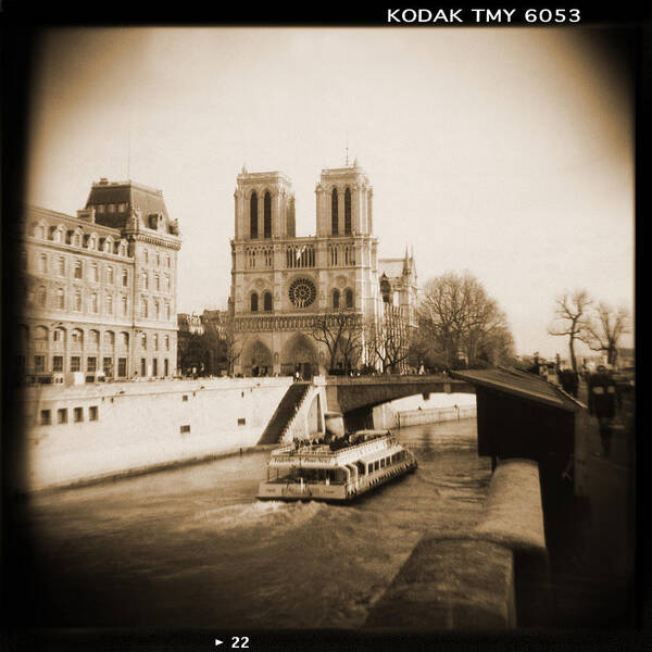 Notre Dame Poster featuring the photograph A Walk Through Paris 22 by Mike McGlothlen