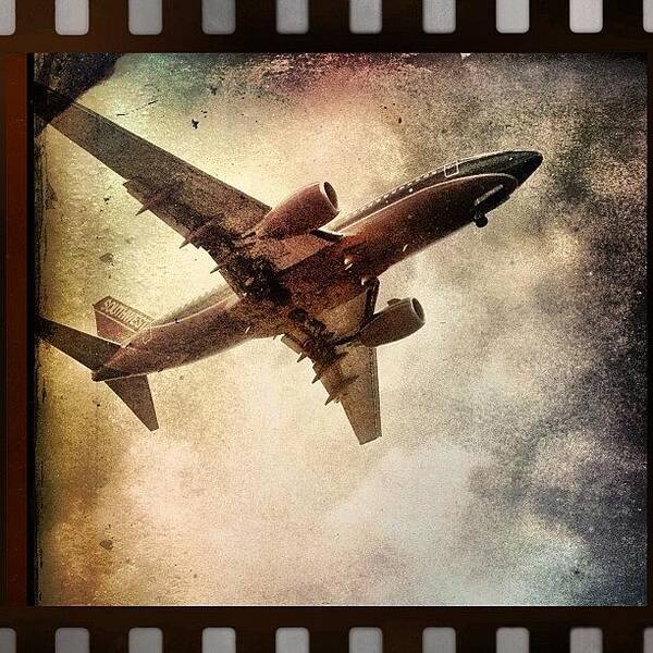 Libatique73 Poster featuring the photograph #airplane #airport #travel #instamood by Lauren Dsf