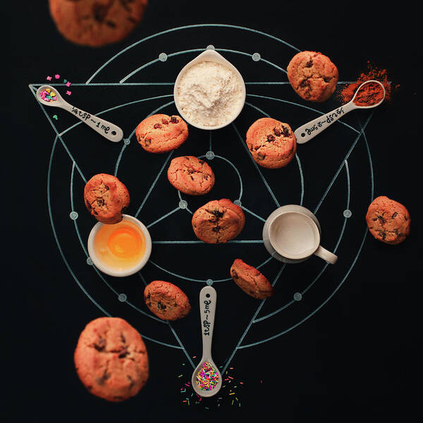 Still Life Poster featuring the photograph Baking Alchemy by Dina Belenko