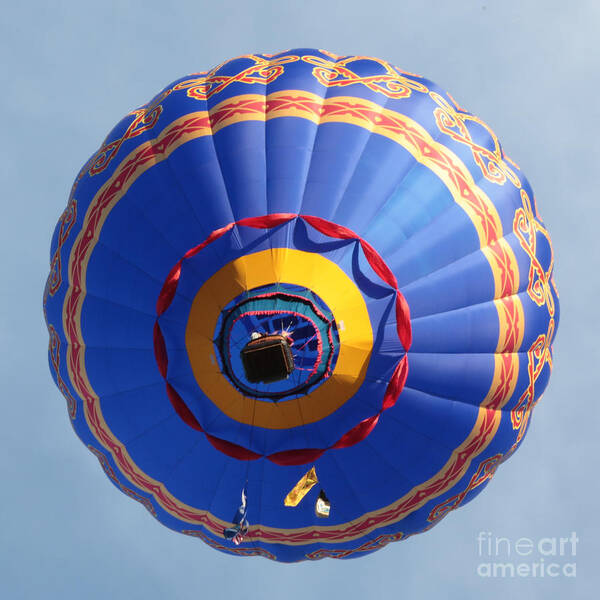 Balloon Poster featuring the photograph Balloon Square 4 by Carol Groenen