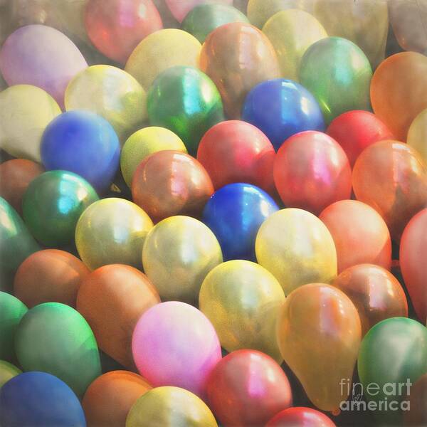 Balloons Poster featuring the photograph Balloons by Cindy Garber Iverson