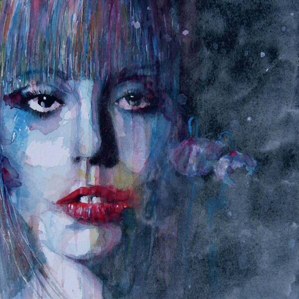 Lady Gaga Poster featuring the painting Born This Way by Paul Lovering