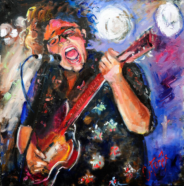 Brittany Poster featuring the painting Brittany Howard of the Alabama Shakes by Carole Foret