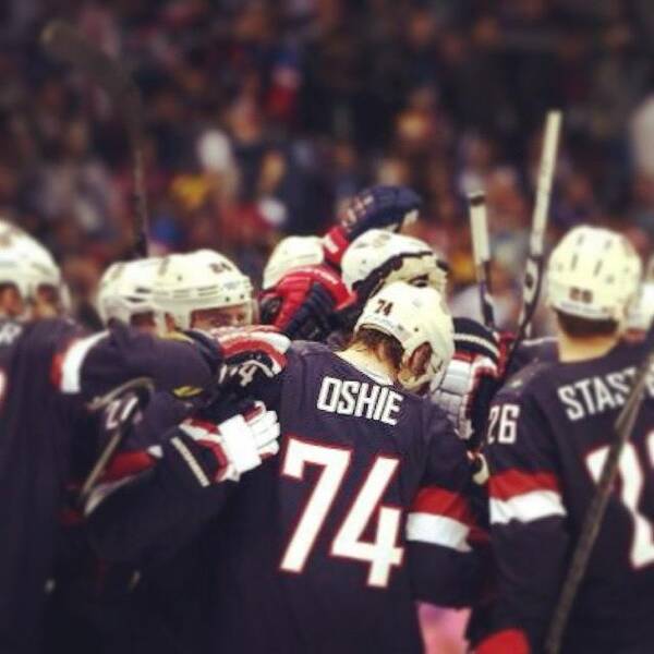 Usahockey Poster featuring the photograph bylsma Says, 'i Aged A Couple Of by Anthony Chin