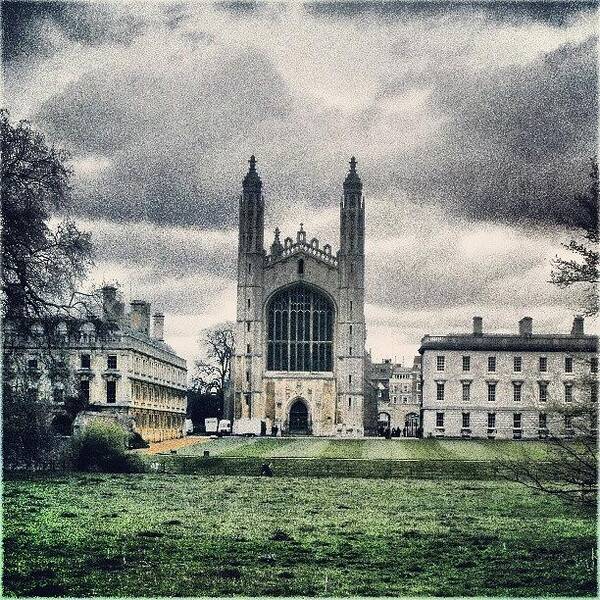 Buildings Poster featuring the photograph #cambridge #latergram #all_shots by Linandara Linandara