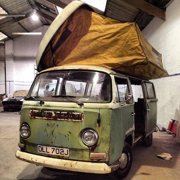 Viking Poster featuring the photograph #camping #vw #volkswagen #volkswagen by Ann Singer