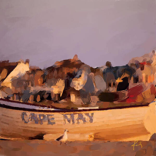 Cape May Poster featuring the painting Cape May by Josef Kelly