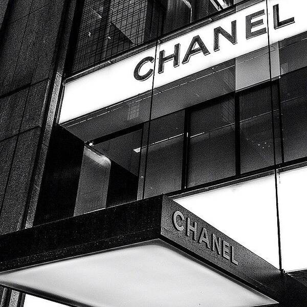 Chanel Store On 5th Avenue In Nyc #d800 Poster by William Carson Jr -  Mobile Prints