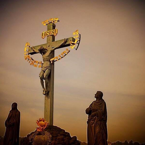  Poster featuring the photograph Charles Bridge ~ Prague# by Gia Marie Houck