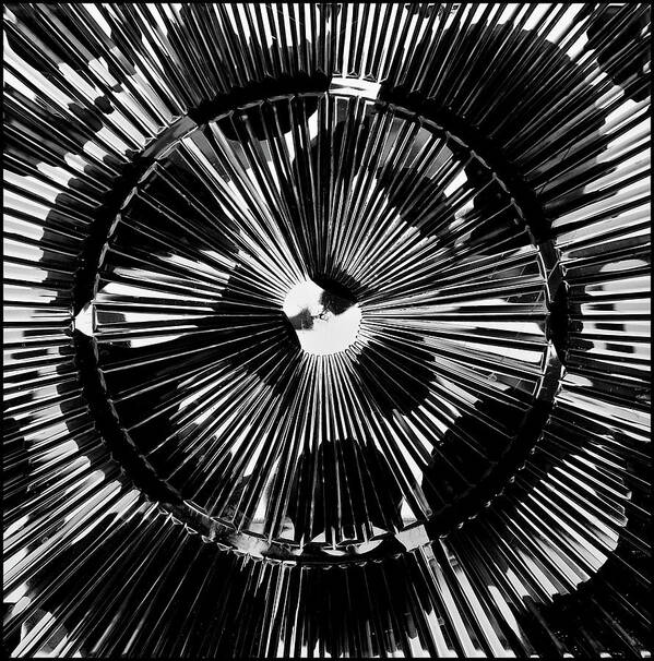 Abstract Poster featuring the photograph Circles and Spokes by Geraldine Alexander
