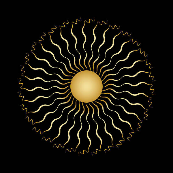Mandala Poster featuring the digital art Circularity No. 1506 by Alan Bennington