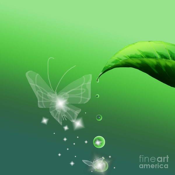 Faerie Poster featuring the digital art Closer by Alice Chen