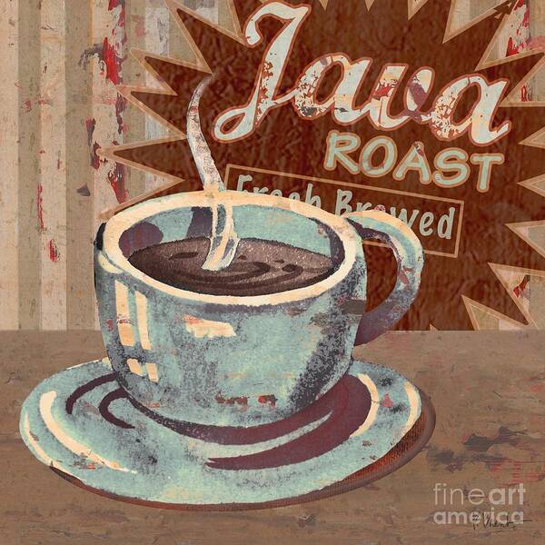 Barista Poster featuring the painting Cofee Brew Sign III by Paul Brent